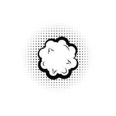 pop art, speech bubble, cloud icon. Element of speech bubble ic pop art style icon. Signs and symbols collection icon for websites, web design, mobile app