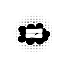 pop art, speech bubble icon. Element of speech bubble ic pop art style icon. Signs and symbols collection icon for websites, web design, mobile app