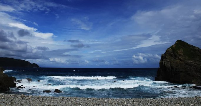 Hard waves near the coast
