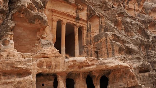 Triclinium at Little Petra, Siq al-Barid, Ma'an Governorate, Jordan