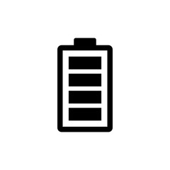 full battery icon vector