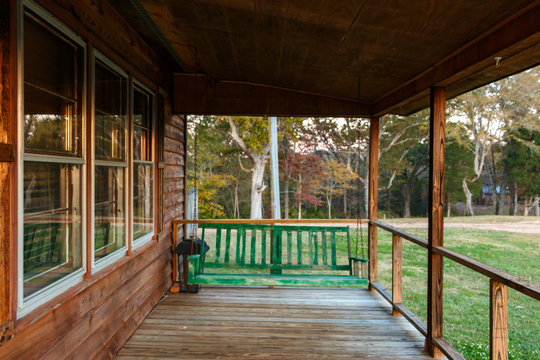 front porch wood