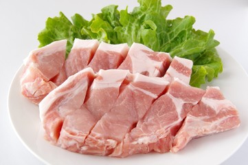 豚ロースステーキ用　生肉　豚ロース肉