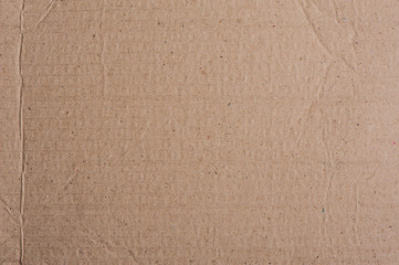 Closed cardboard box taped