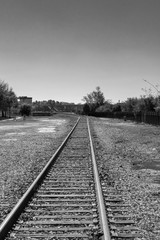 Obraz premium tracks in winter