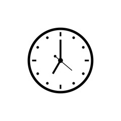 clock, seven o'clcok, time icon
