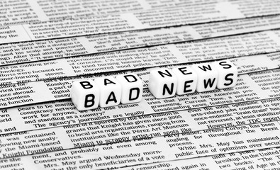 Obraz premium Bad news