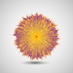 Beautiful abstract conceptual flower for decoration