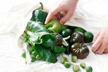 Conscious Consumption Fresh Organic Food Cloth Eco Shopping Bag