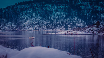 Drøbak krajobraz landscape fiord Norwegia Norway Norge © Dreamnordno