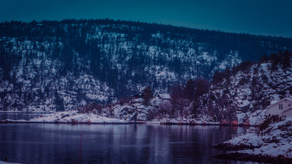 Drøbak krajobraz landscape fiord Norwegia Norway Norge © Dreamnordno