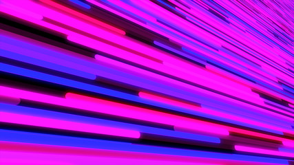Abstract background of glowing neon lines.