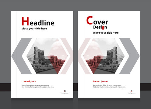Cover design template A4 size for brochure design, magazine, poster, annual report, flyer etc. Vector illustration EPS-10 sample image with Gradient Mesh.