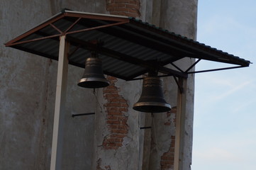 Church bell, several Church bells, bell ringing