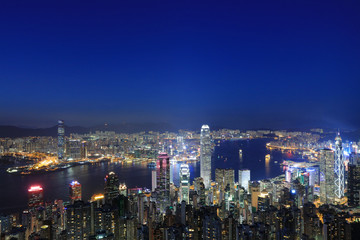 Hong Kong at night 2016