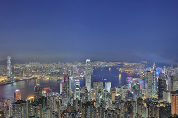 Hong Kong at night 2016