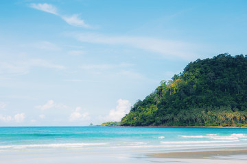 Fototapeta premium Sand beach in island.