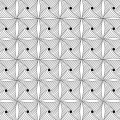 black and white geometric pattern