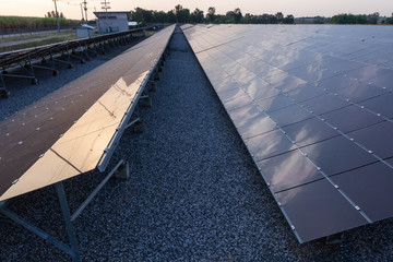 Solar panel, alternative electricity source - concept of sustainable resources, And this is the...