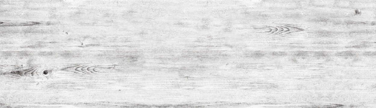 Wide white wood texture - whitewashed wooden shabby background