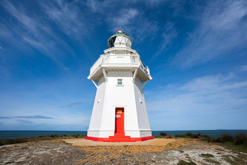 Fototapeta premium lighthouse on coast of sea