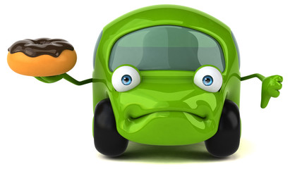 Fun car - 3D Illustration