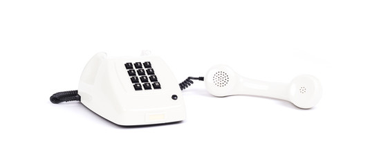 Vintage telephone - White