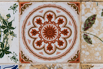 Hand made tiles in Portugal
