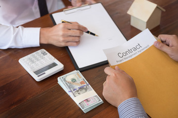 business load for buy house concept.