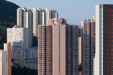 Fototapeta na wymiar Gebäude in Hong Kong 