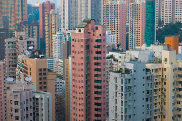 Fototapeta na wymiar Gebäude in Hong Kong