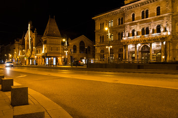 Fototapeta na wymiar 夜のブダペスト市街