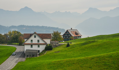 Rural scenery of Luzern, Switzerland