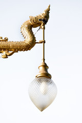 Antique lamp on isolate 