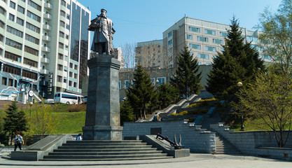 Naklejka premium Square of admiral Makarov