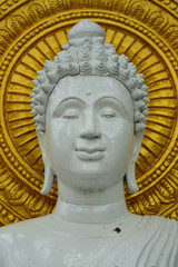 	White Buddha statue 