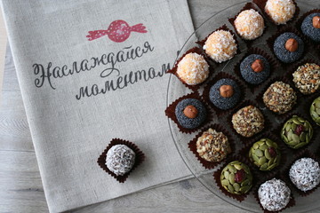 a great set of cakes on a plate