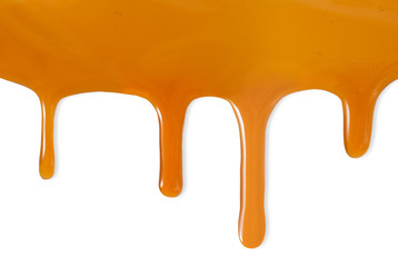 isolated image of honey on white background