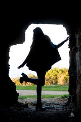 girl silhouette