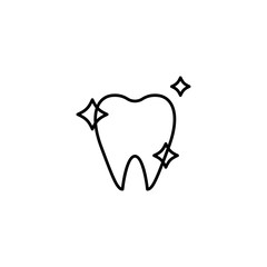 dental clean icon vector illustration