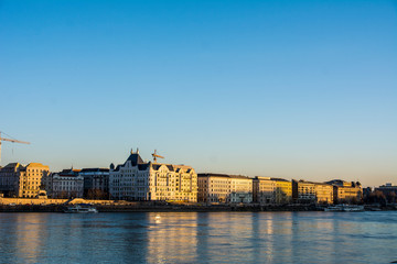 ブダペスト市街とドナウ川
