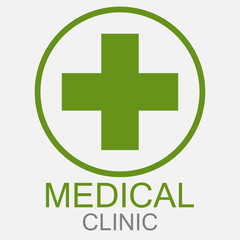 Obraz premium Medical sign symbol. Vector icon. - Vector