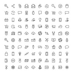 Seo marketing flat icon