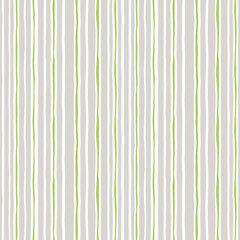 Rayures verticales inégales ondulées à la main fine pastel sur fond blanc Vector Seamless Pattern. Géo abstraite classique