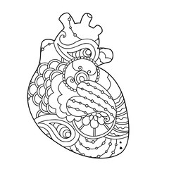 Decorative ornamental  heart.