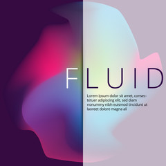 Banner background design. Colored modern abstract template