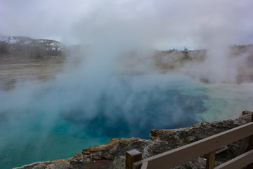 Fototapeta premium geothermal pool