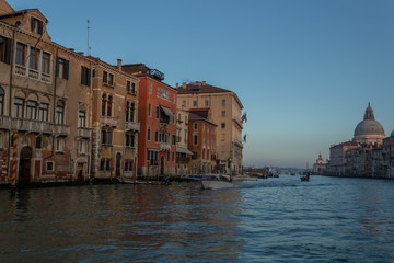 View down the Grand Canal Venice