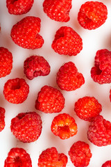 raspberries as a background
