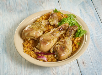 Baked Chicken Jollof Rice